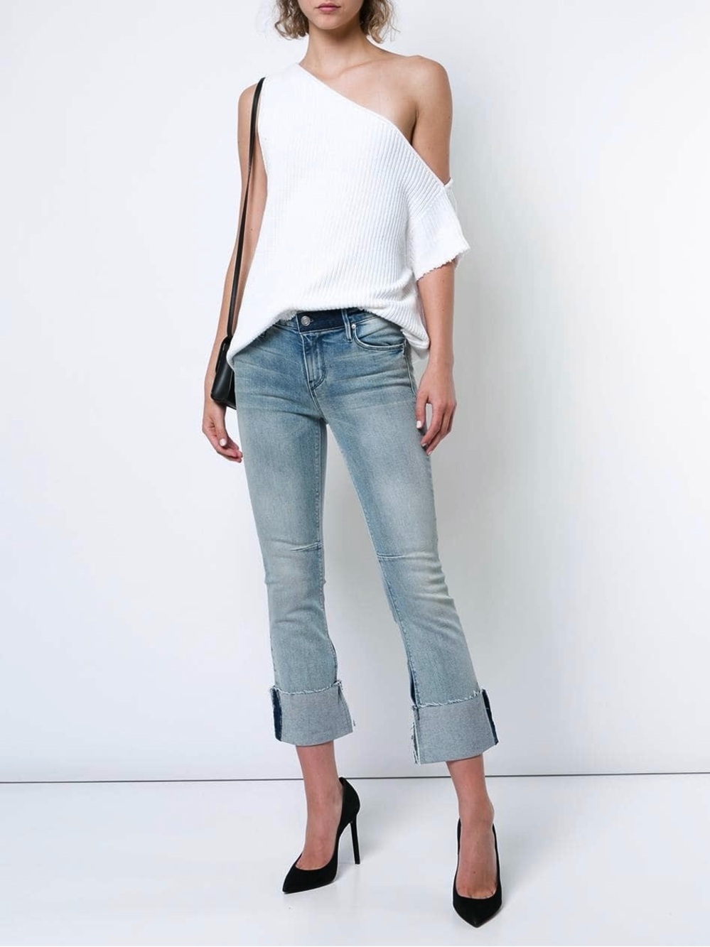RtA (Road to Awe) Duchess Cuffed Flare Jeans | Size 25